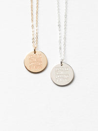 Fear Is Temporary Courage Is Forever Necklace