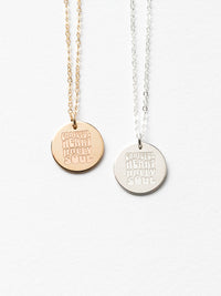 Grateful Heart Happy Soul Necklace