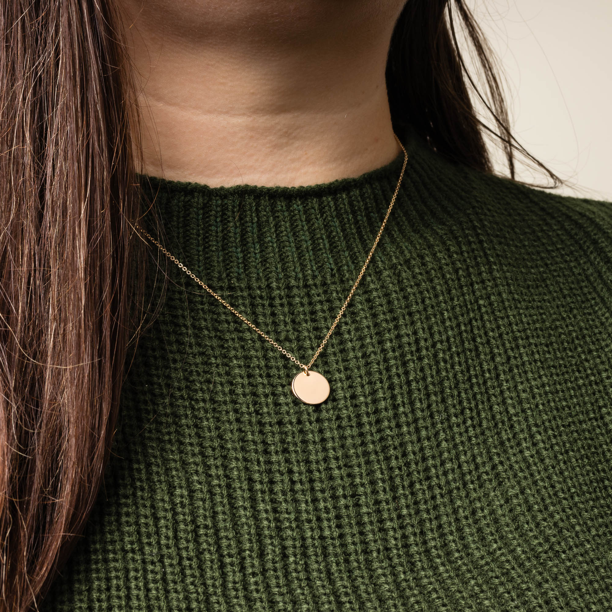 Teacher Necklace with Apple Engraving